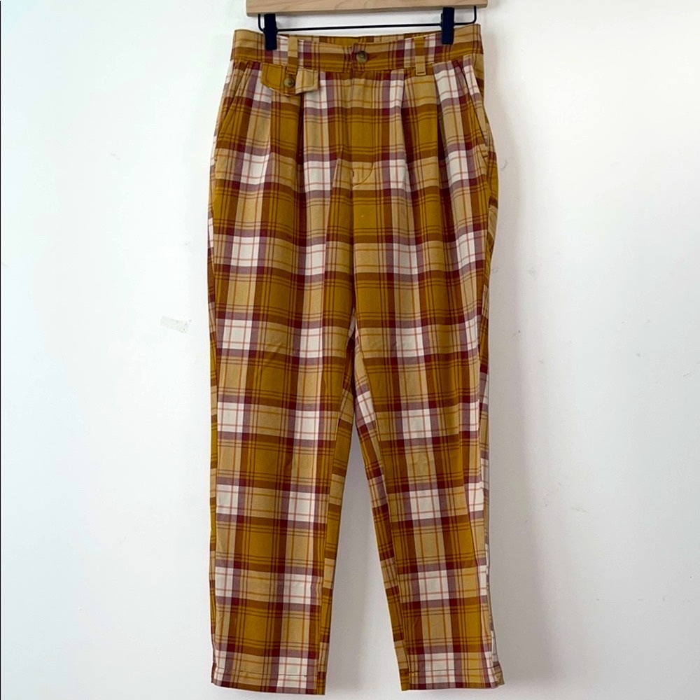 American Eagle Outfitters Brown and Cream Chinos Tailored Fit